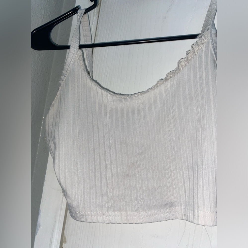 SHEIN PETITE Lace Trim Cami Top